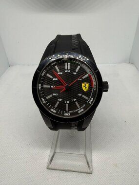 Scuderia Ferrari Red Rev SF.27.1.47.0252 Men's 46mm Black IP Quartz Watch
